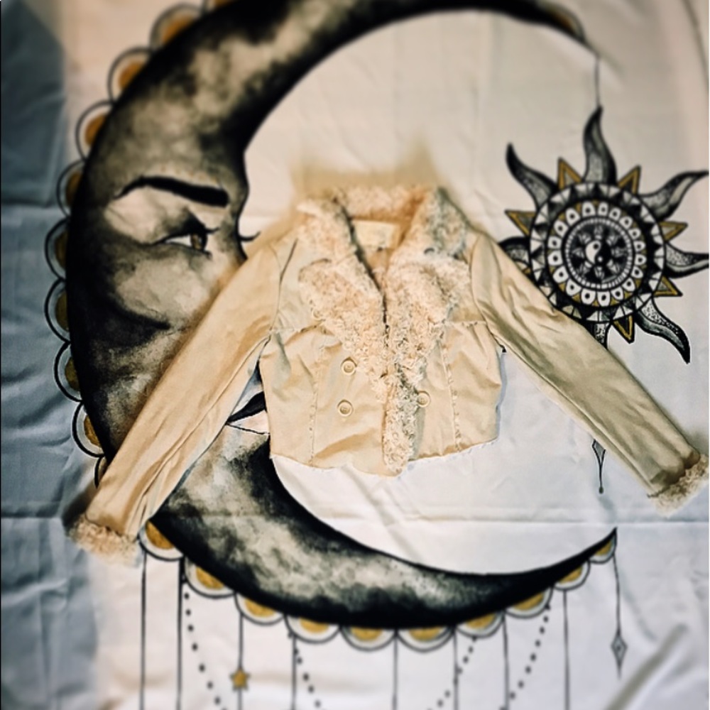 1970s Style Suede/Fur Coat